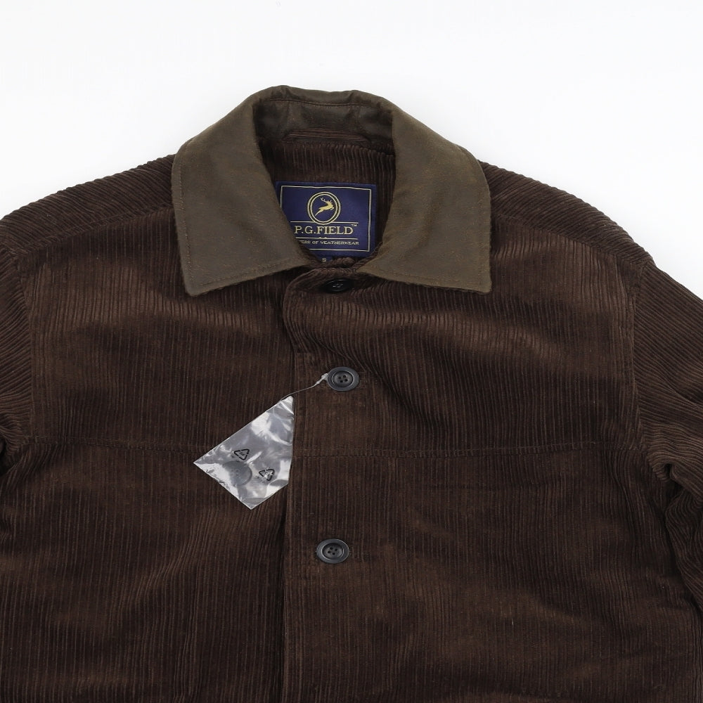 P.g.field Mens Brown   Jacket  Size S