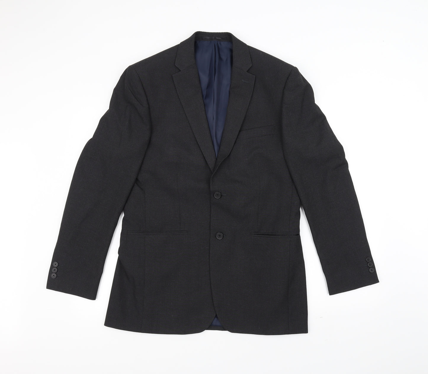 DEBINHAMS Mens Black   Jacket Suit Jacket Size 38