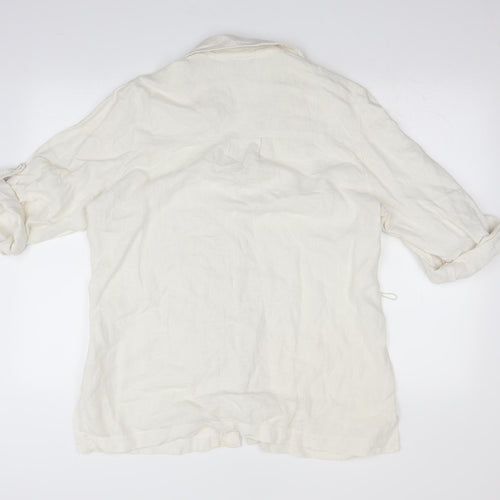 George Womens White   Basic Button-Up Size 18