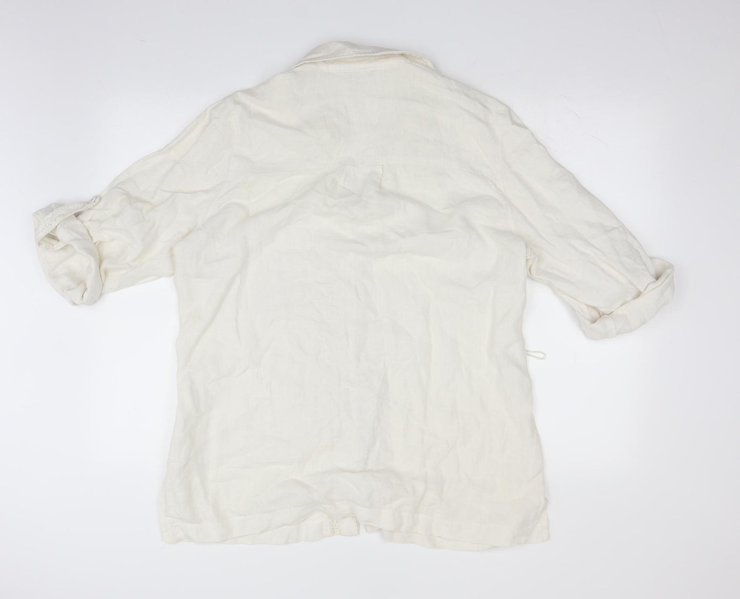 George Womens White   Basic Button-Up Size 18