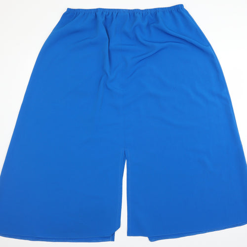 Size Up Womens Blue   A-Line Skirt Size 24