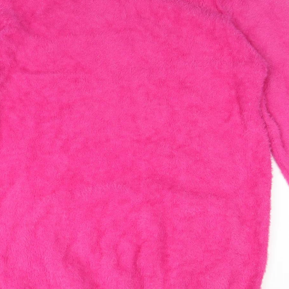 Preworn Womens Pink   Jumper Dress  Size 2XL  - Fluffy