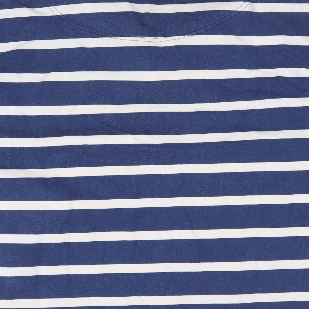 Lazy Jacks Mens Black Striped  Pullover Jumper Size XL  - fleece lined collar