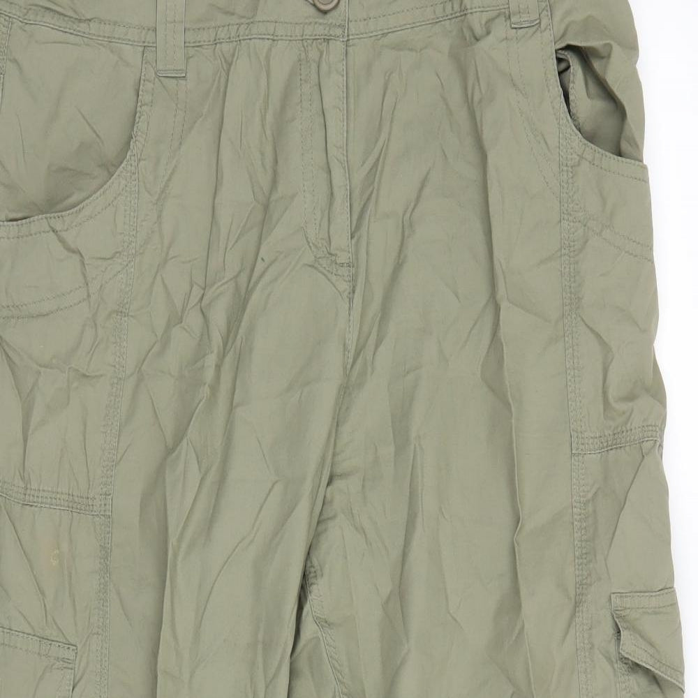George Womens Green   Cargo Shorts Size 16