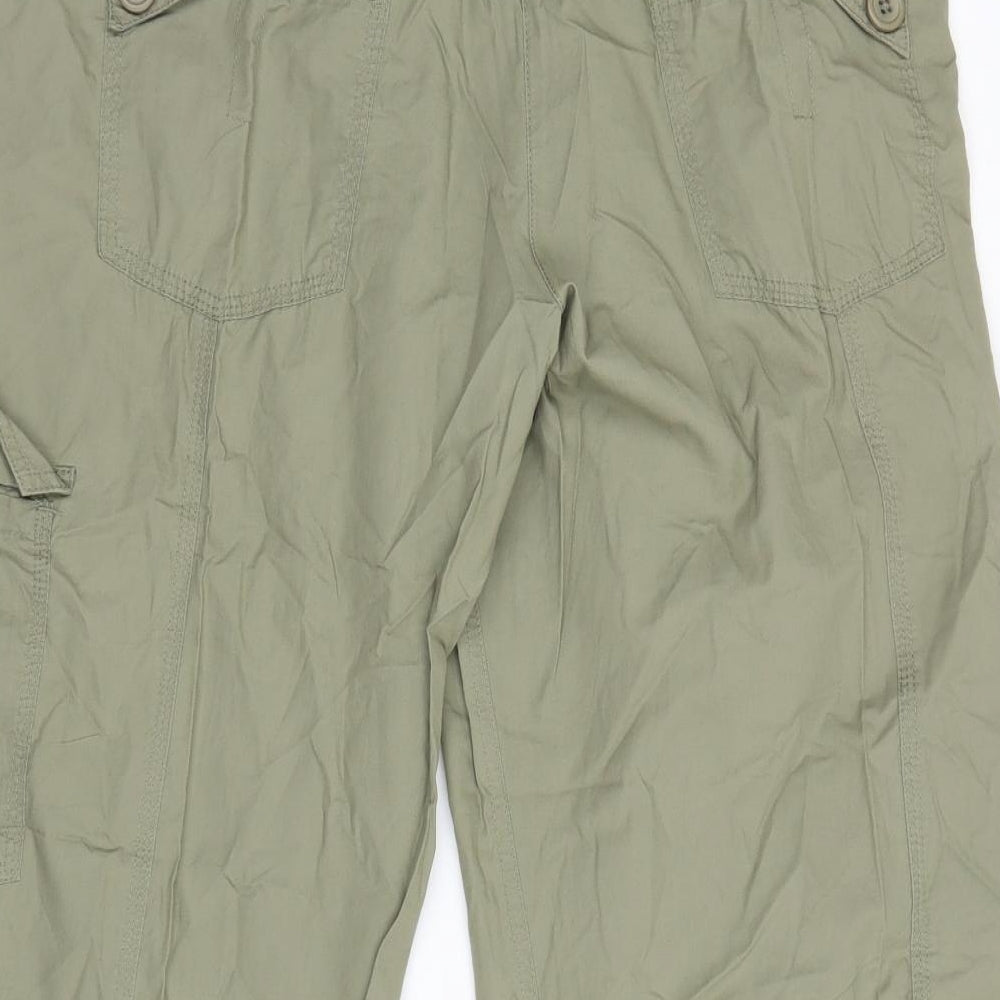 George Womens Green   Cargo Shorts Size 16