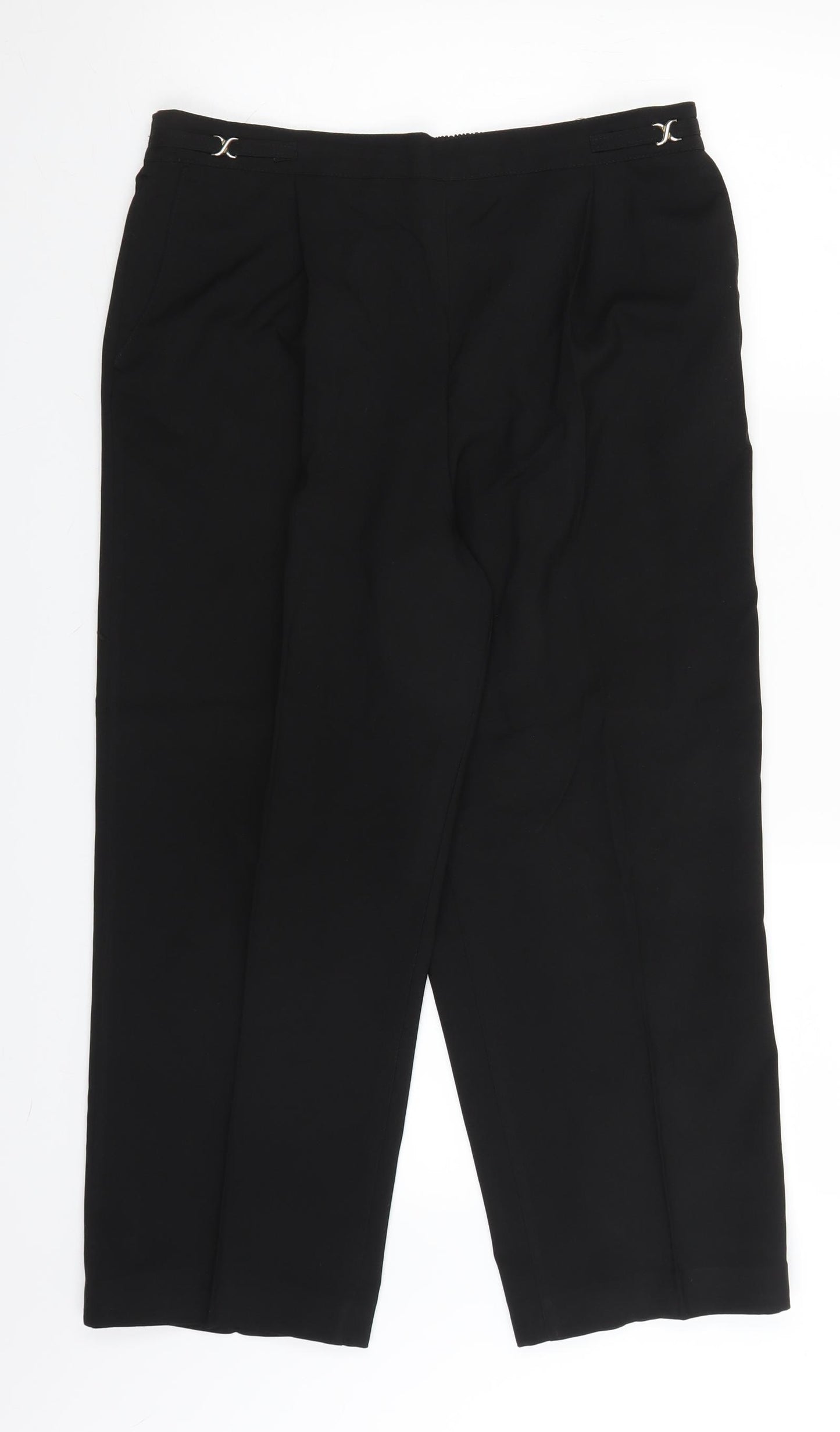 BHS Womens Black   Trousers  Size 14 L23 in