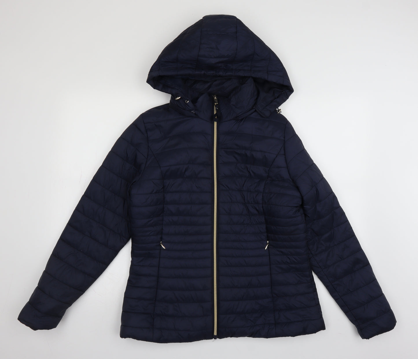 F&F Womens Blue   Puffer Jacket Coat Size 12
