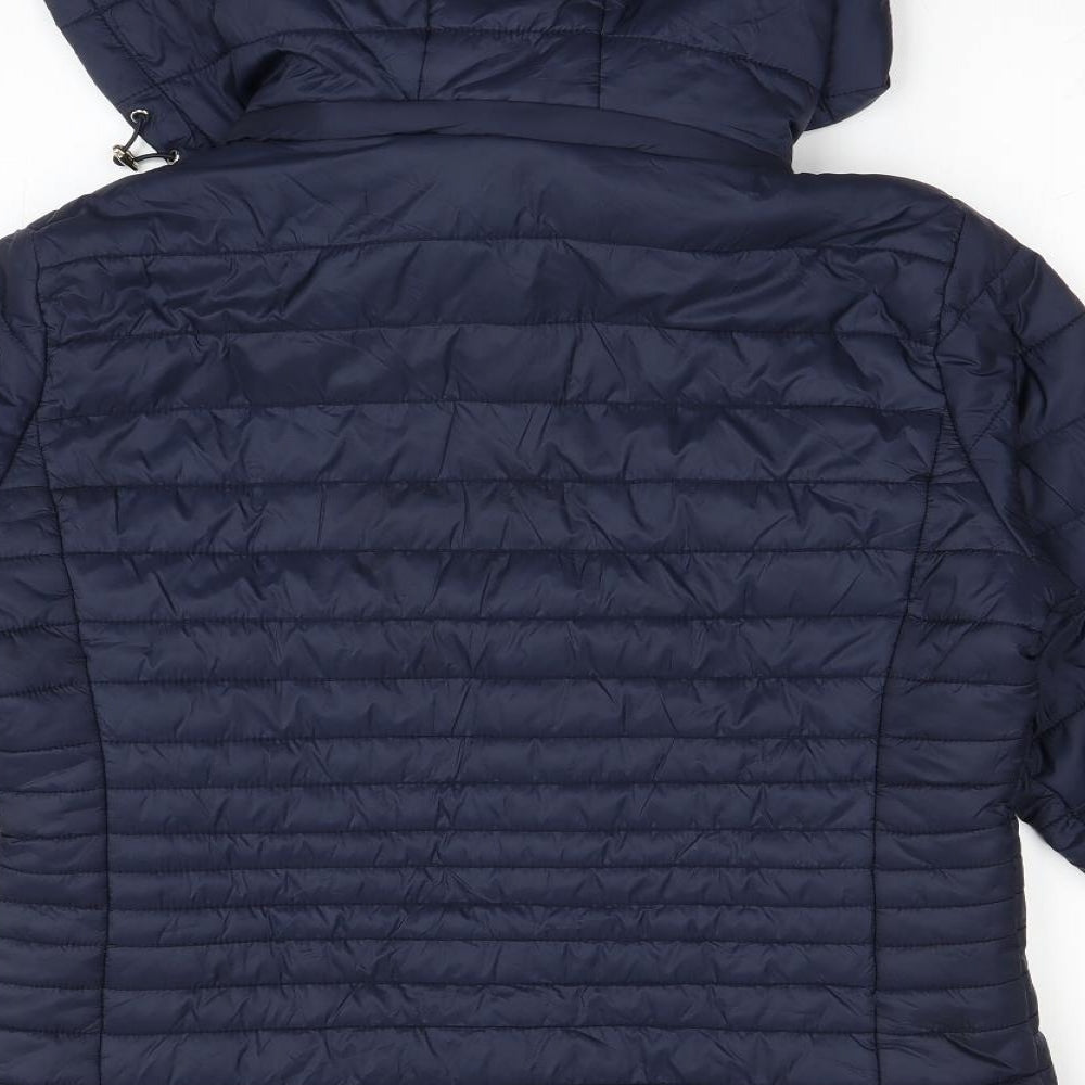 F&F Womens Blue   Puffer Jacket Coat Size 12
