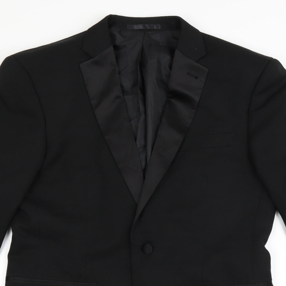 Taylor & Wright Mens Black   Jacket Suit Jacket Size 36