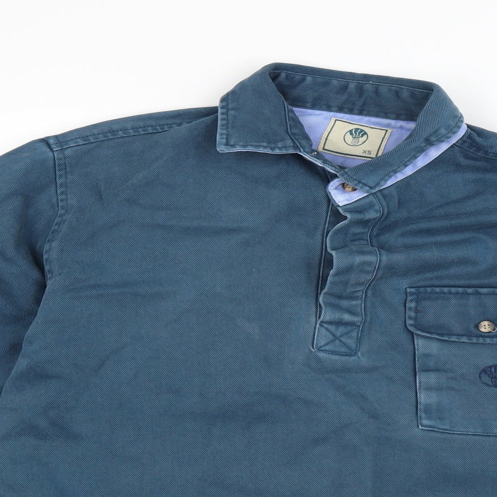 Fat Face Mens Blue    T-Shirt Size XS