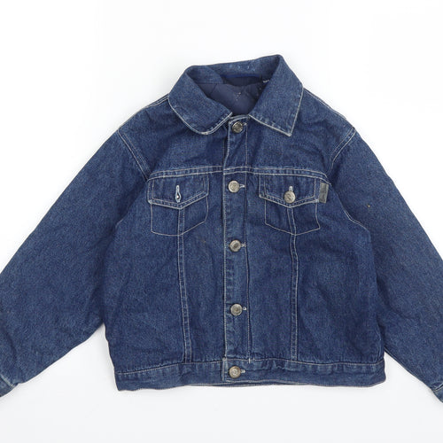 Bon Bleu Boys Blue  Denim Jacket  Size 6 Years