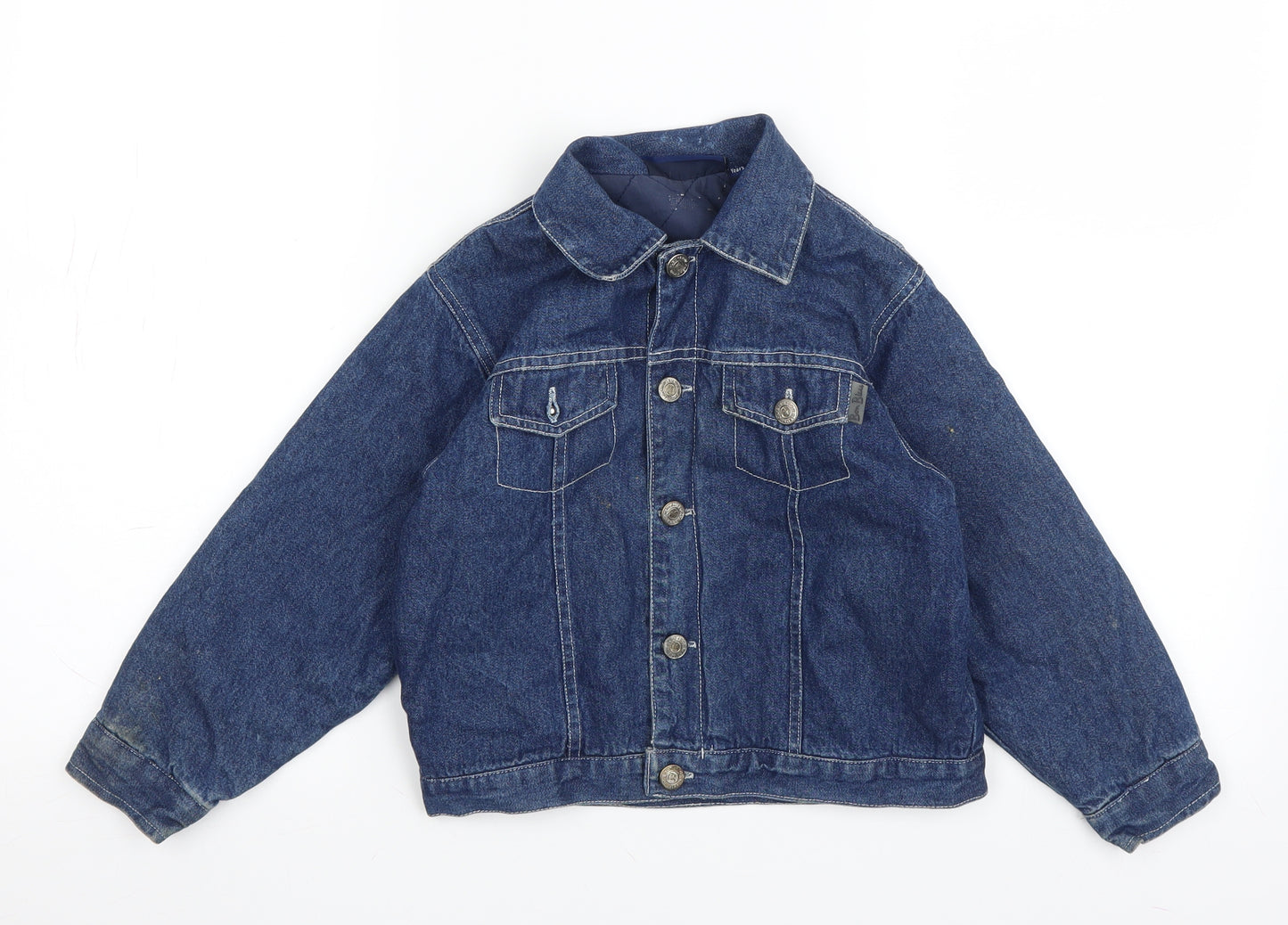 Bon Bleu Boys Blue  Denim Jacket  Size 6 Years