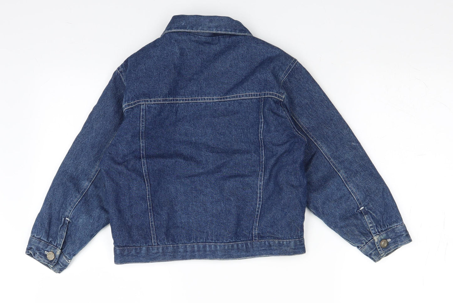 Bon Bleu Boys Blue  Denim Jacket  Size 6 Years