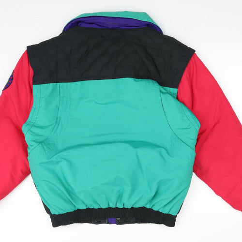 Rodeo Boys Red Colourblock  Ski Jacket Jacket Size 15-16 Years