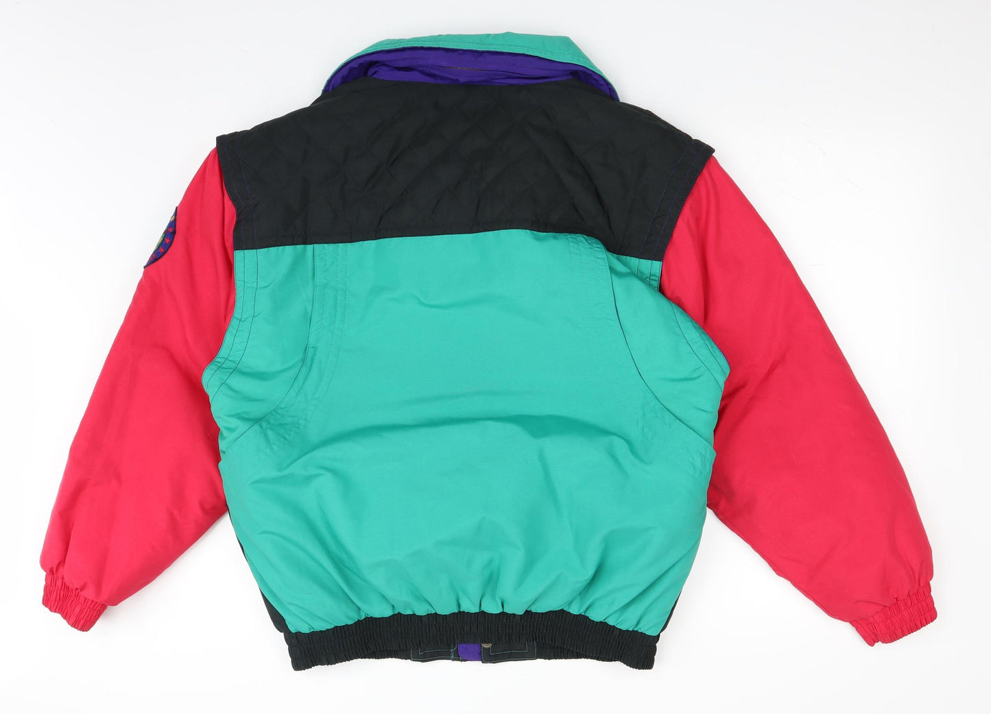 Rodeo Boys Red Colourblock  Ski Jacket Jacket Size 15-16 Years