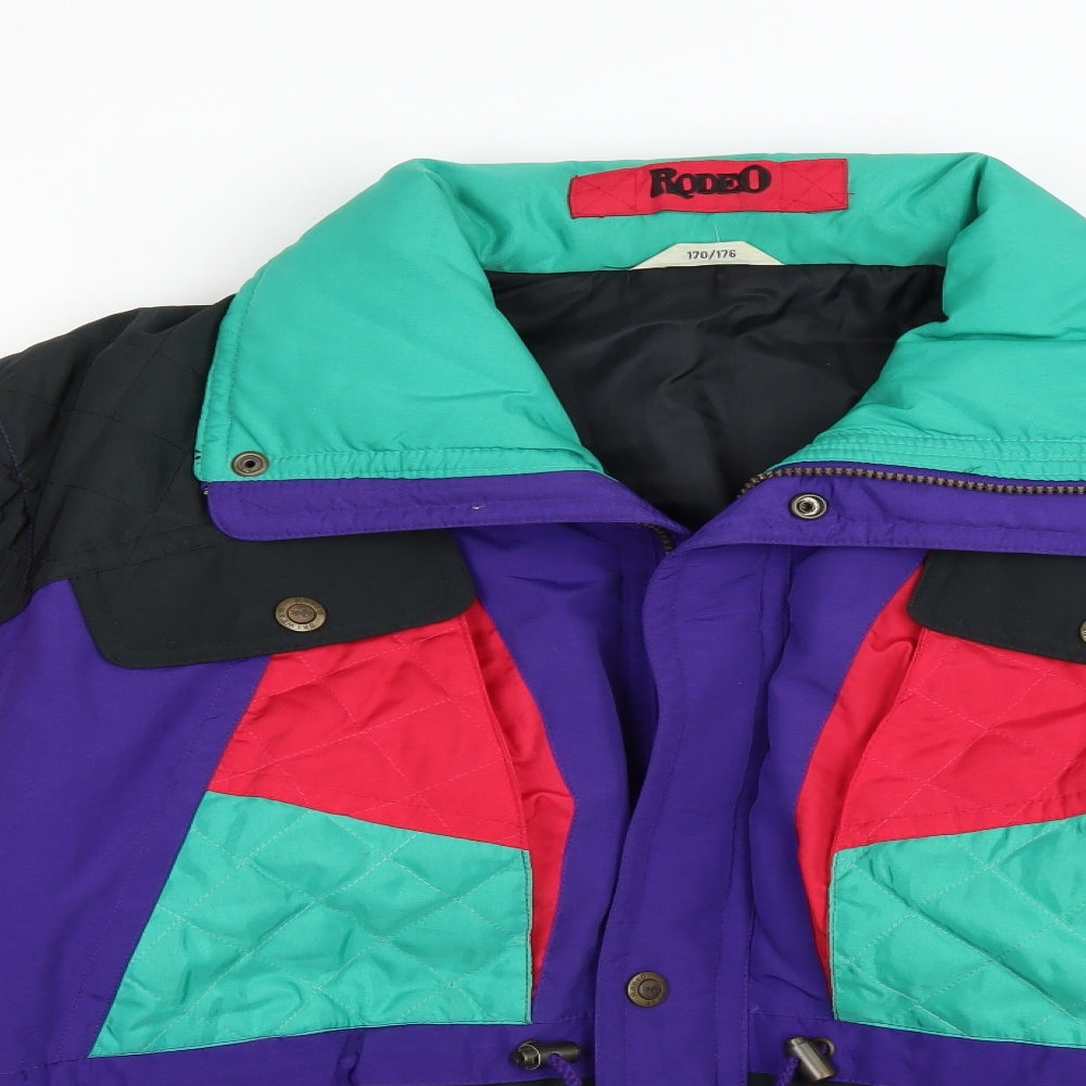 Rodeo Boys Red Colourblock  Ski Jacket Jacket Size 15-16 Years