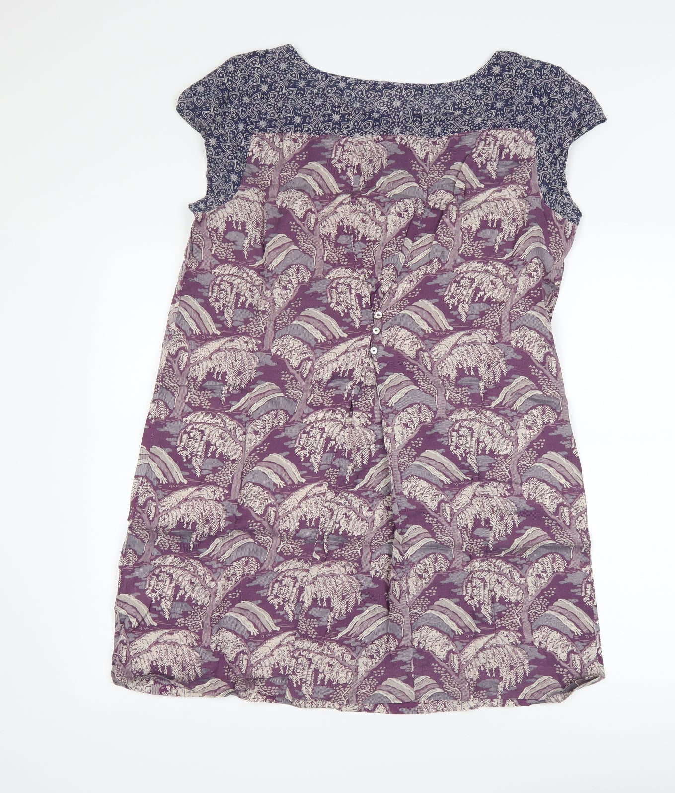 White Stuff Womens Purple Floral  Shift  Size 16