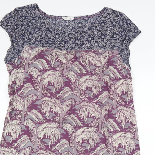 White Stuff Womens Purple Floral  Shift  Size 16