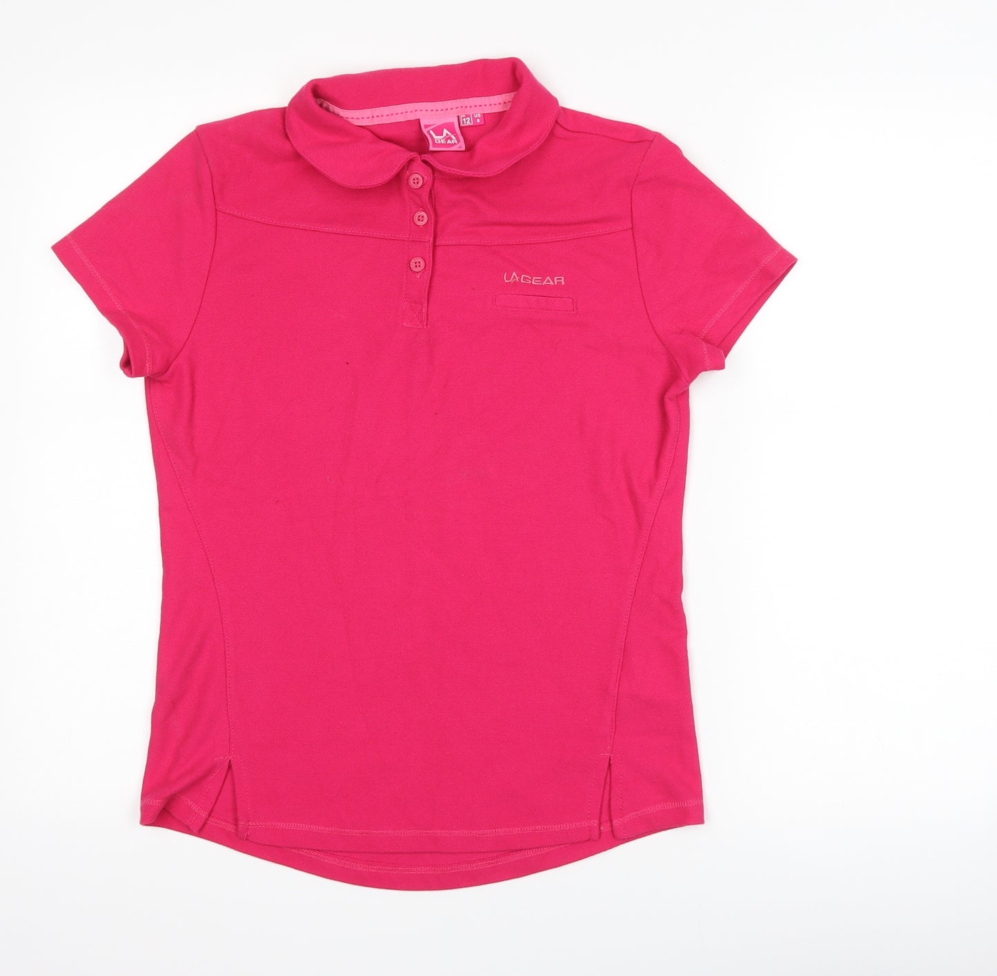LA Gear Womens Pink   Basic Polo Size 12