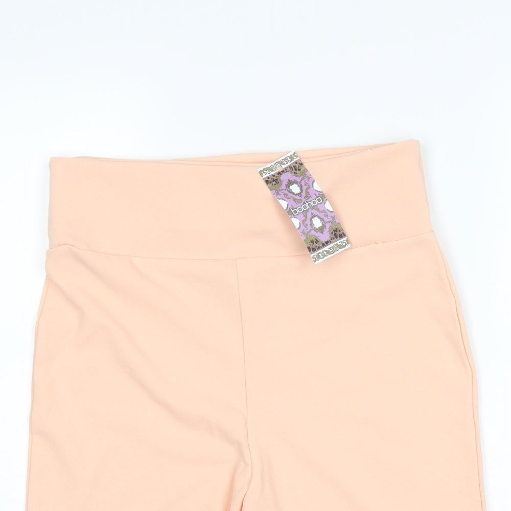 Boohoo Womens Pink   Bermuda Shorts Size 10 - Cycling shorts