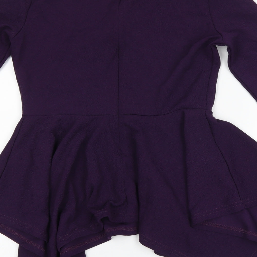 SheIn Womens Purple   Basic Blouse Size M