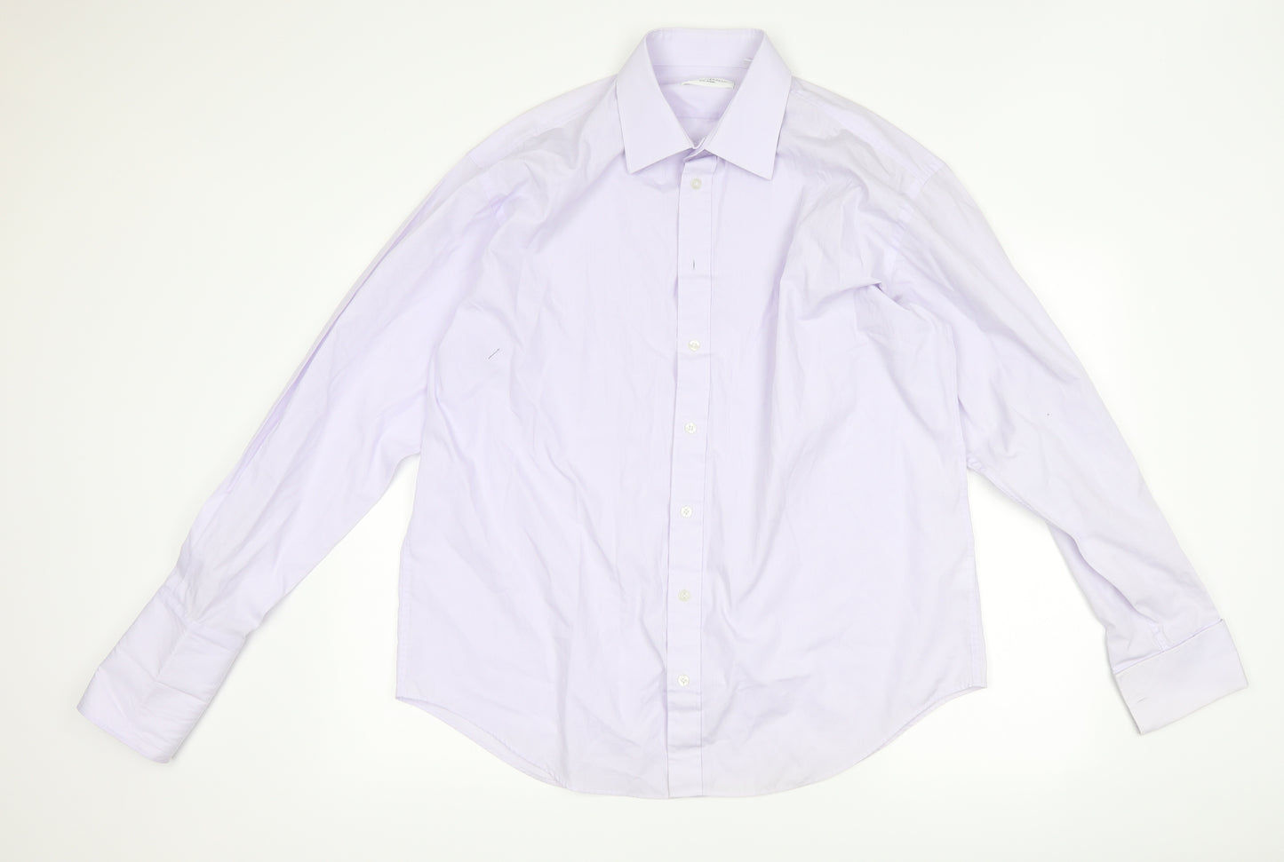 YSL Mens Purple    Dress Shirt Size 17