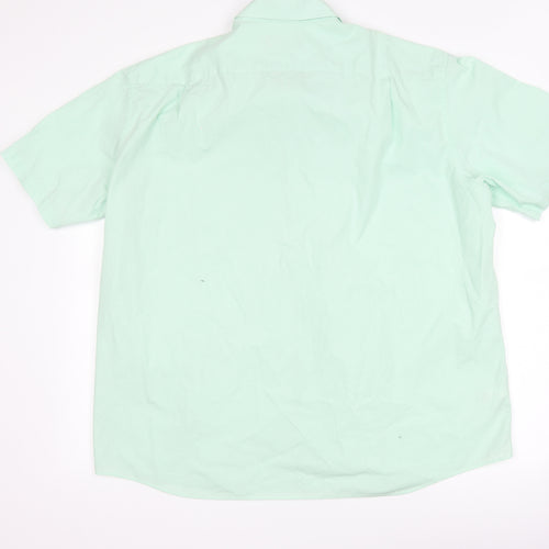 Marks and Spencer Mens Green    Dress Shirt Size 2XL