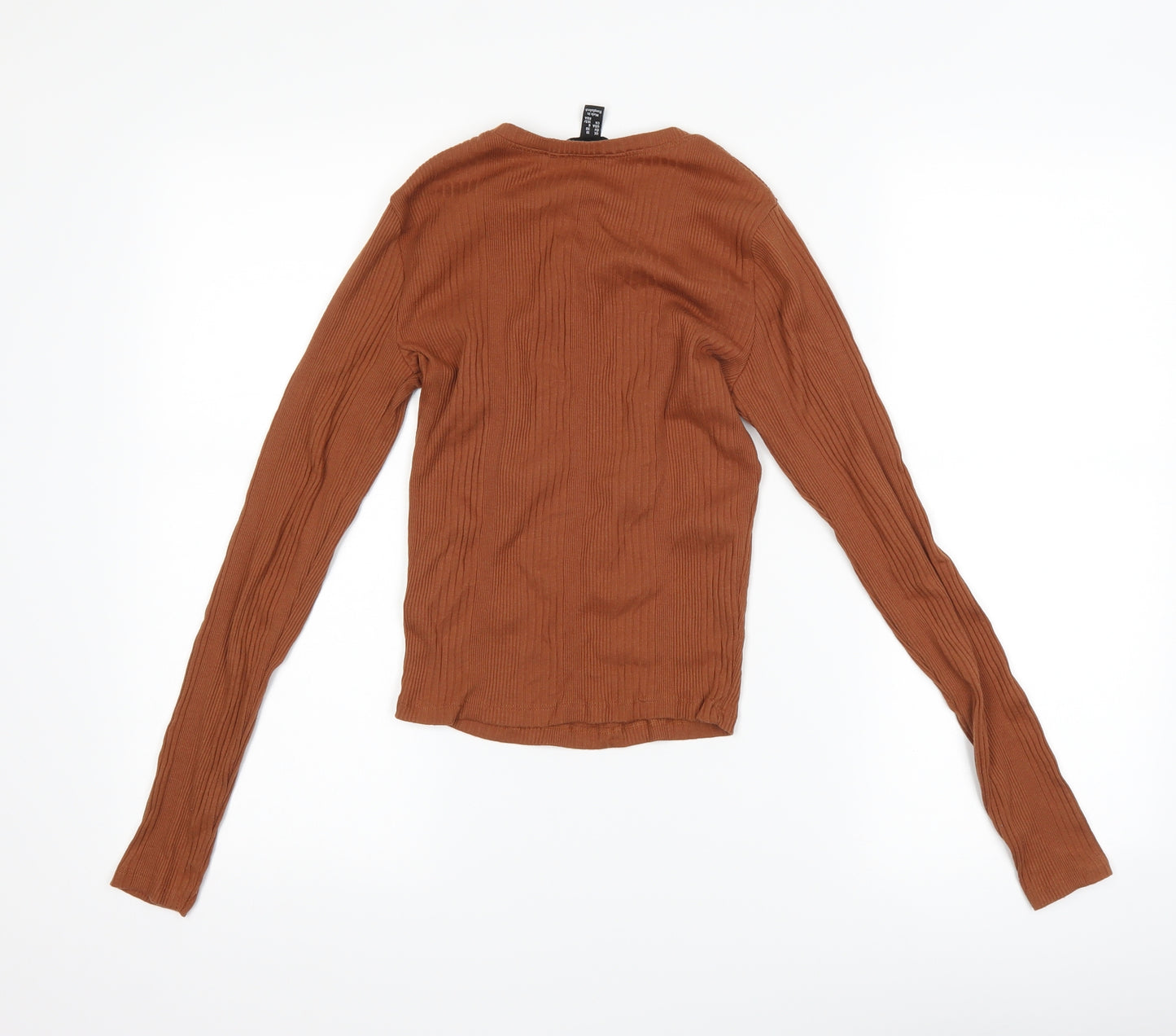 New Look Womens Brown   Basic T-Shirt Size 10
