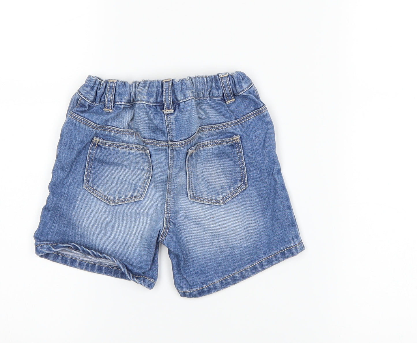 NEXT Girls Blue  Denim Cut-Off Shorts Size 2-3 Years