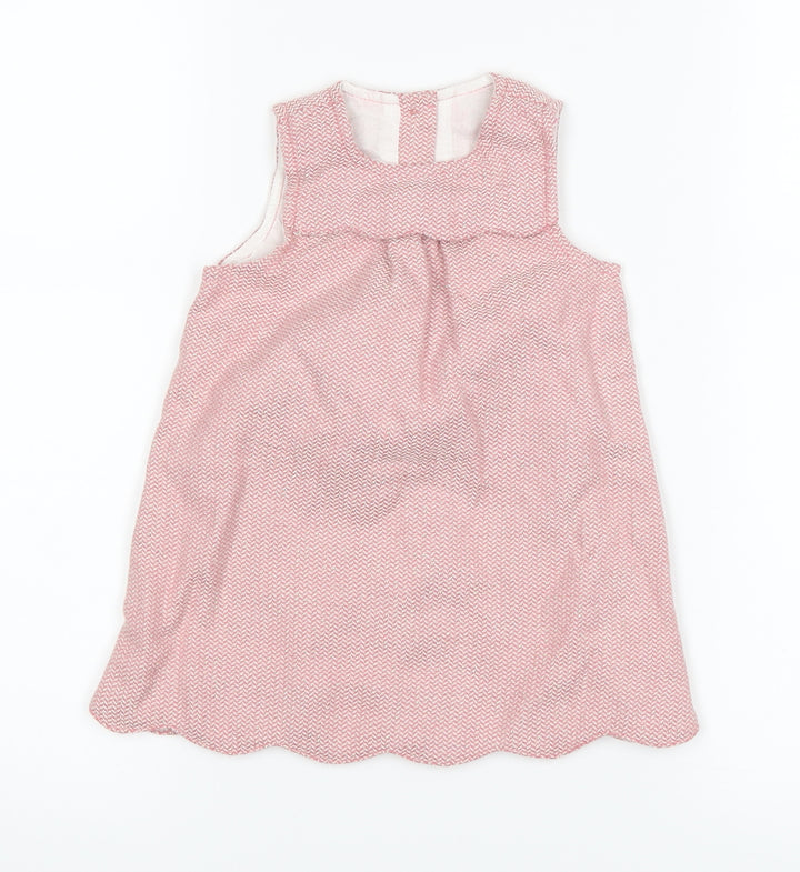 Mothercare Girls Pink   Shift  Size 6-9 Months