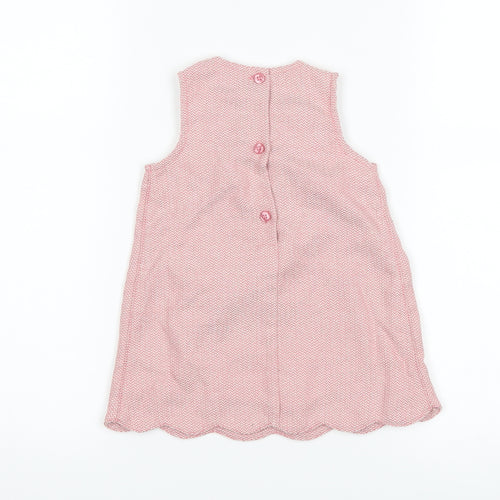 Mothercare Girls Pink   Shift  Size 6-9 Months