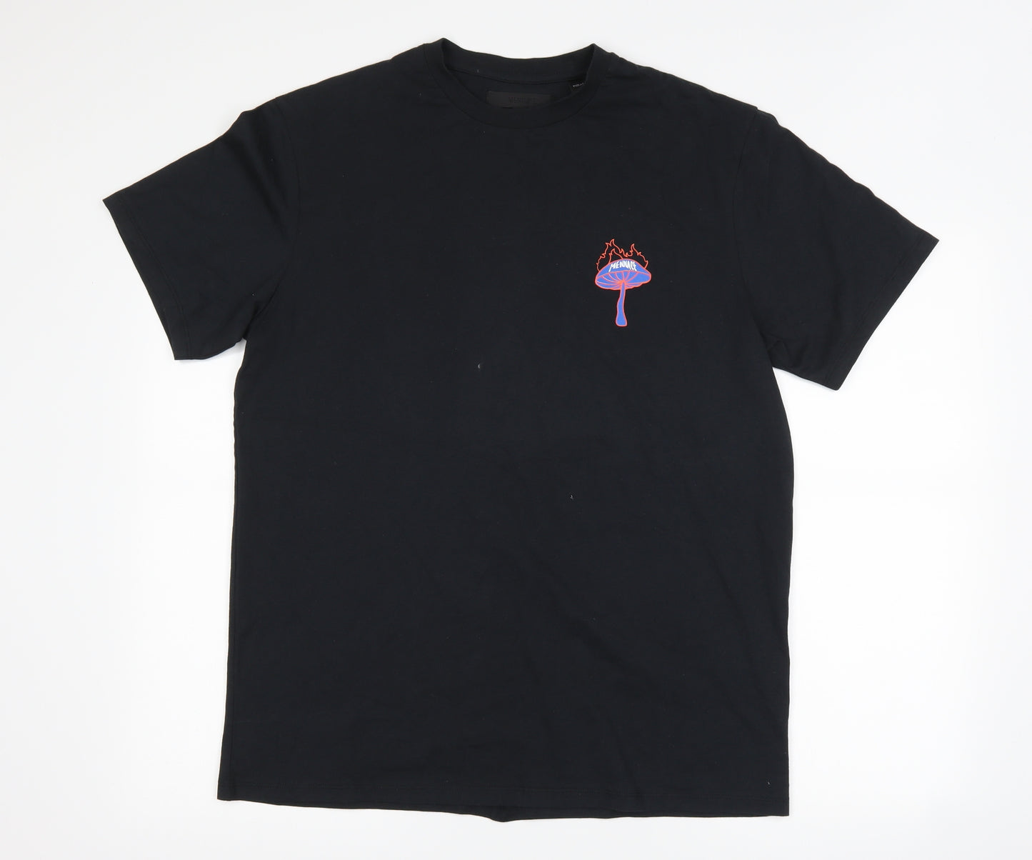 Mennace Mens Black    T-Shirt Size M