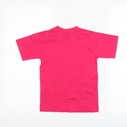 Pilot Girls Pink   Basic T-Shirt Size 6 Years  - malawi