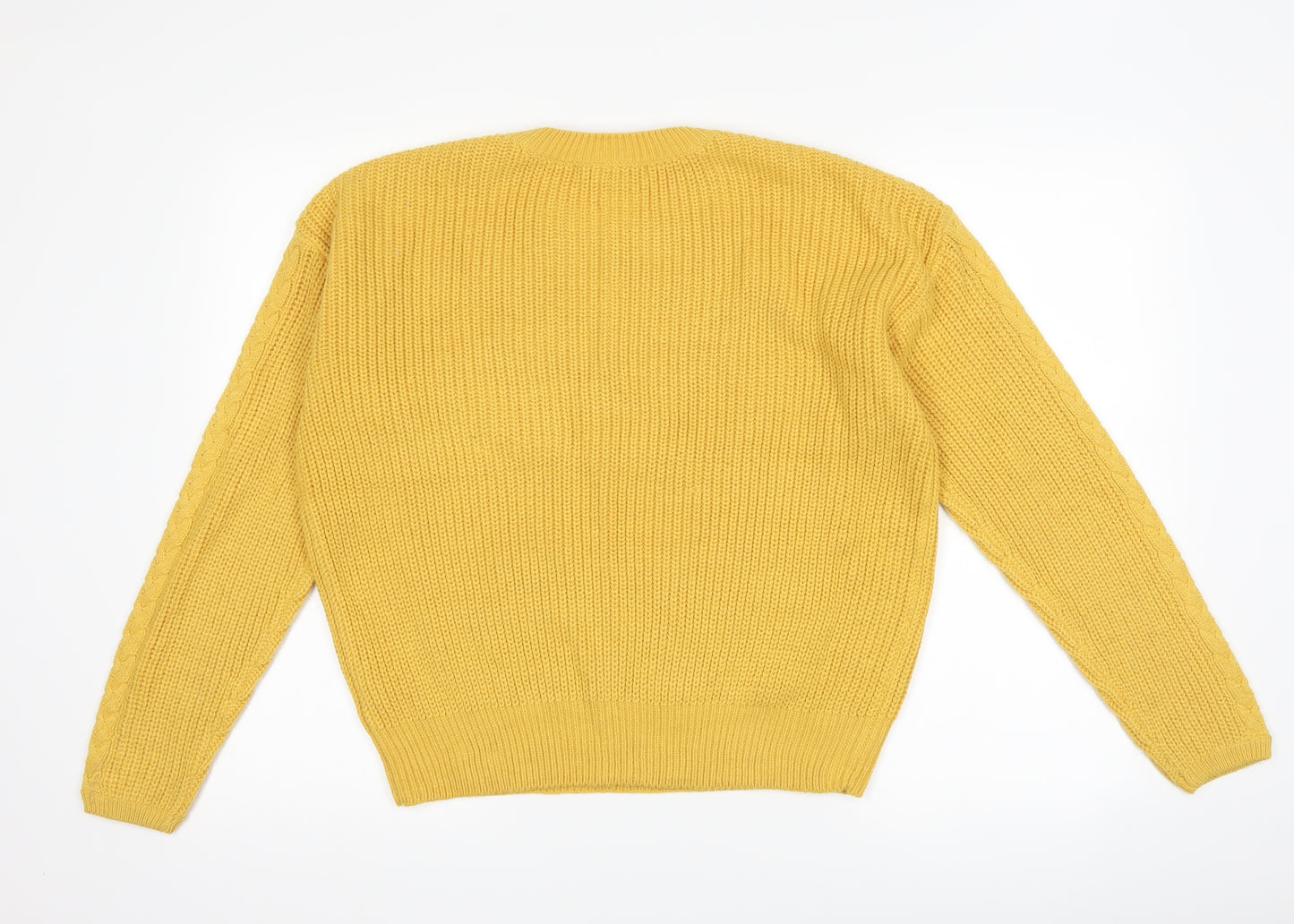 EWM Womens Yellow   Pullover Jumper Size S