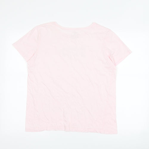 Primark Womens Pink   Basic T-Shirt Size M  - dont bug me