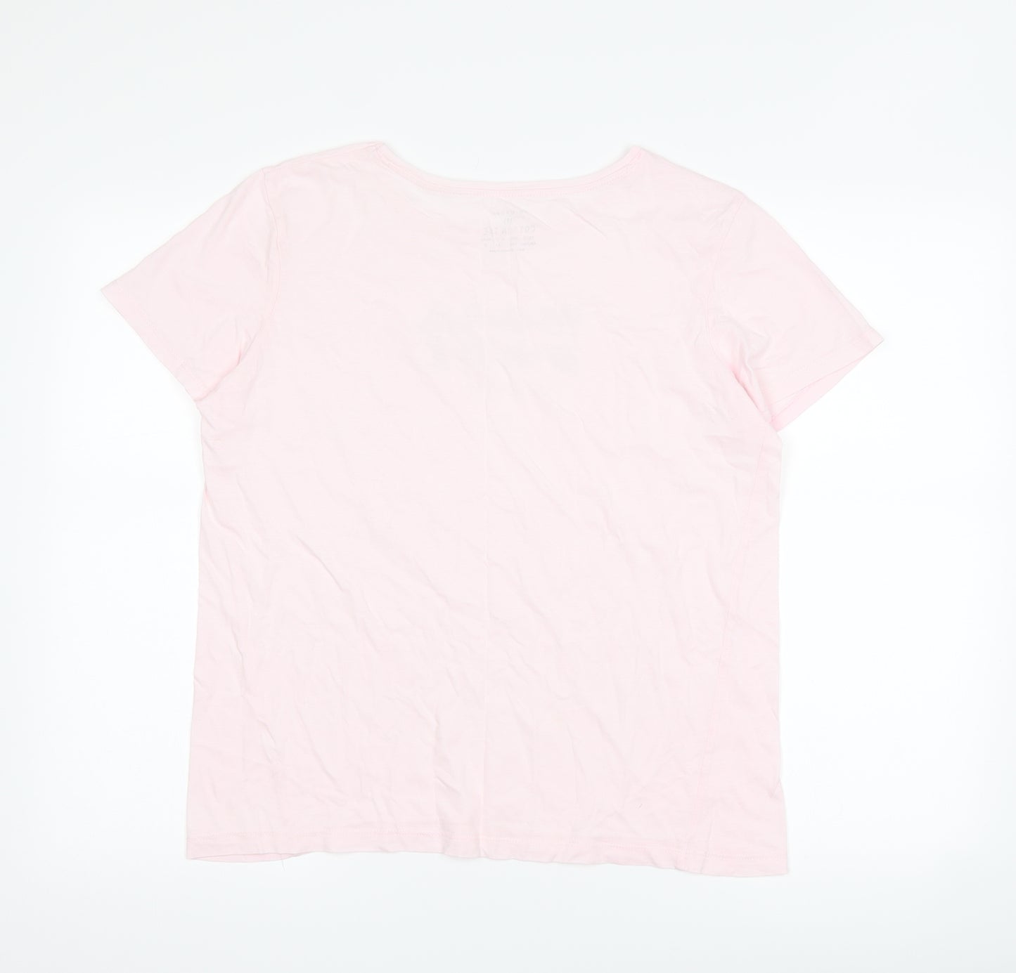 Primark Womens Pink   Basic T-Shirt Size M  - dont bug me