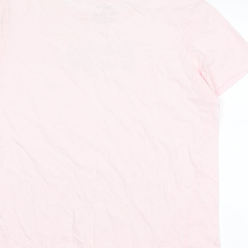 Primark Womens Pink   Basic T-Shirt Size M  - dont bug me