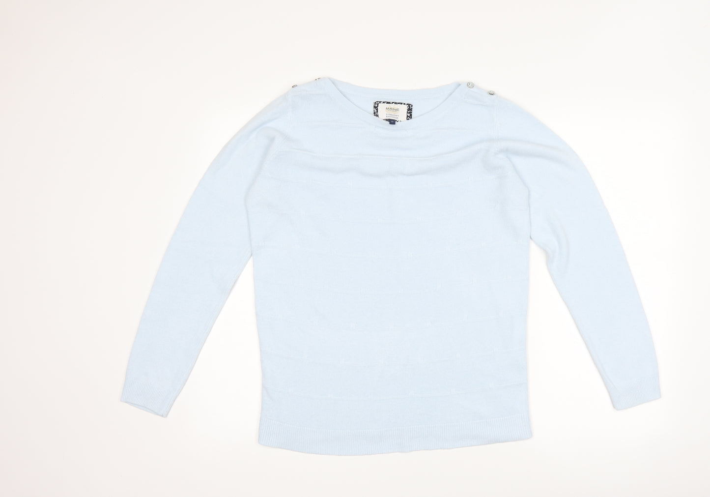 Maine Womens Blue   Pullover Jumper Size 12