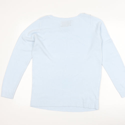 Maine Womens Blue   Pullover Jumper Size 12