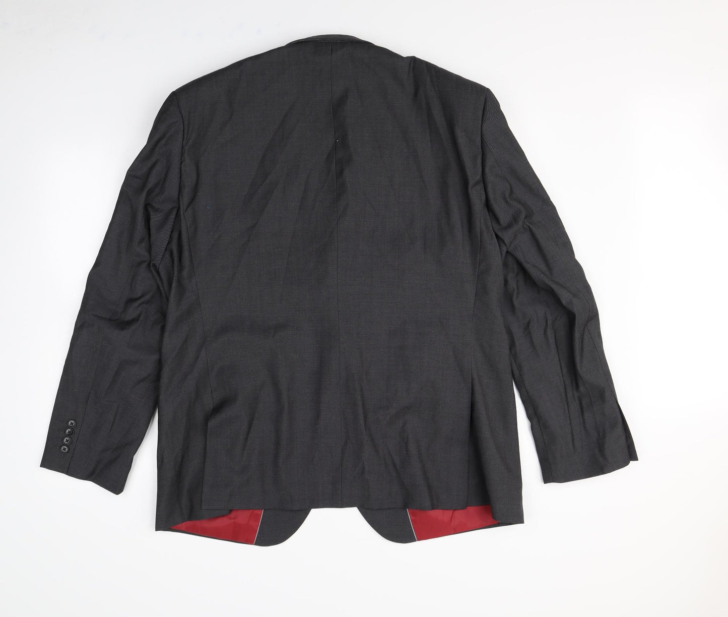 Preworn Mens Grey   Jacket Blazer Size L  - Shoulder Pads