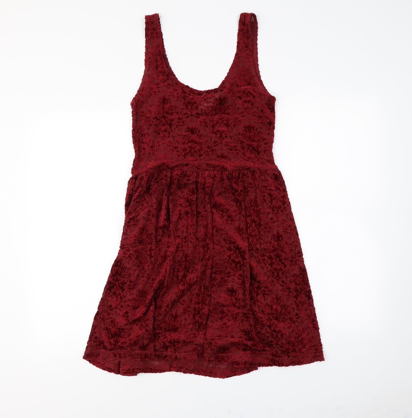 Miss Selfridge Womens Red   Fit & Flare  Size 10