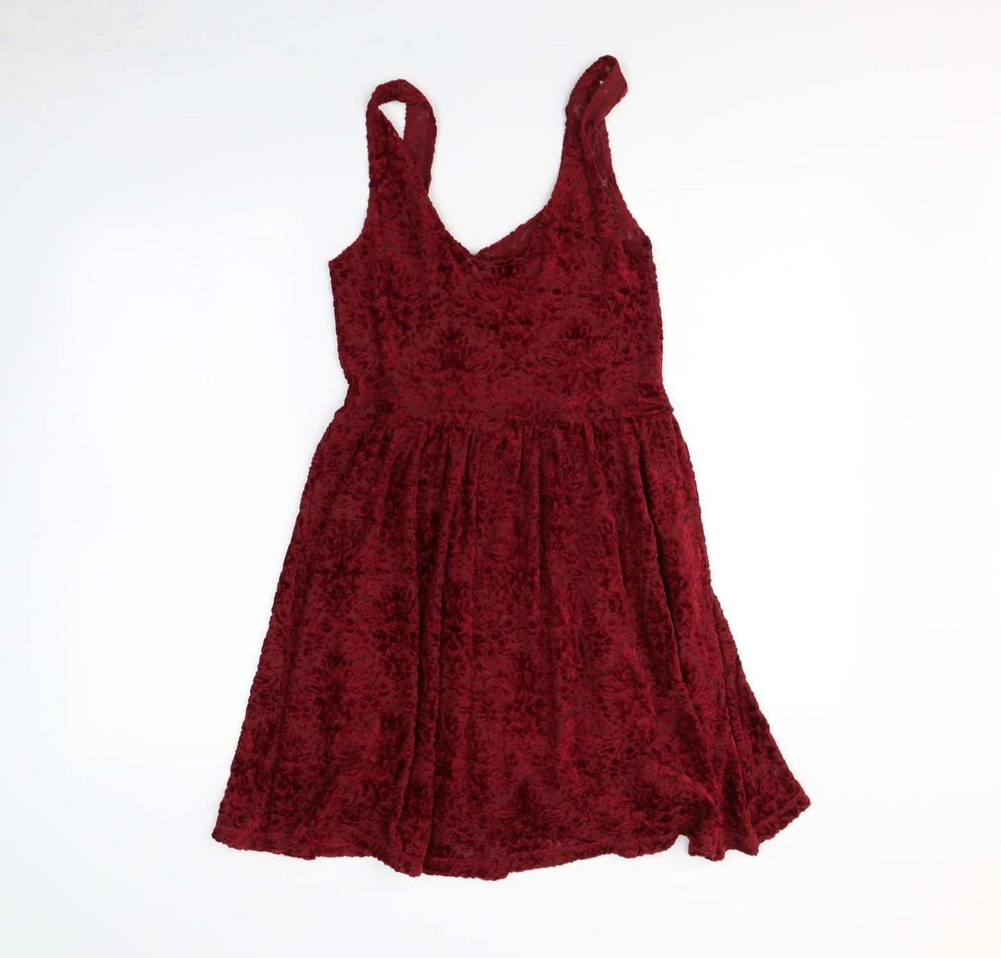 Miss Selfridge Womens Red   Fit & Flare  Size 10