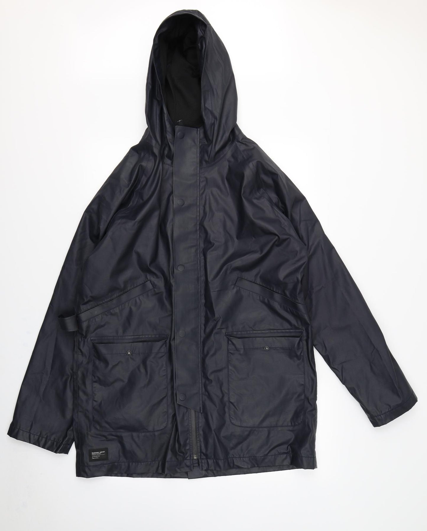 Marshall Artist Mens Blue   Rain Coat Coat Size 2XL