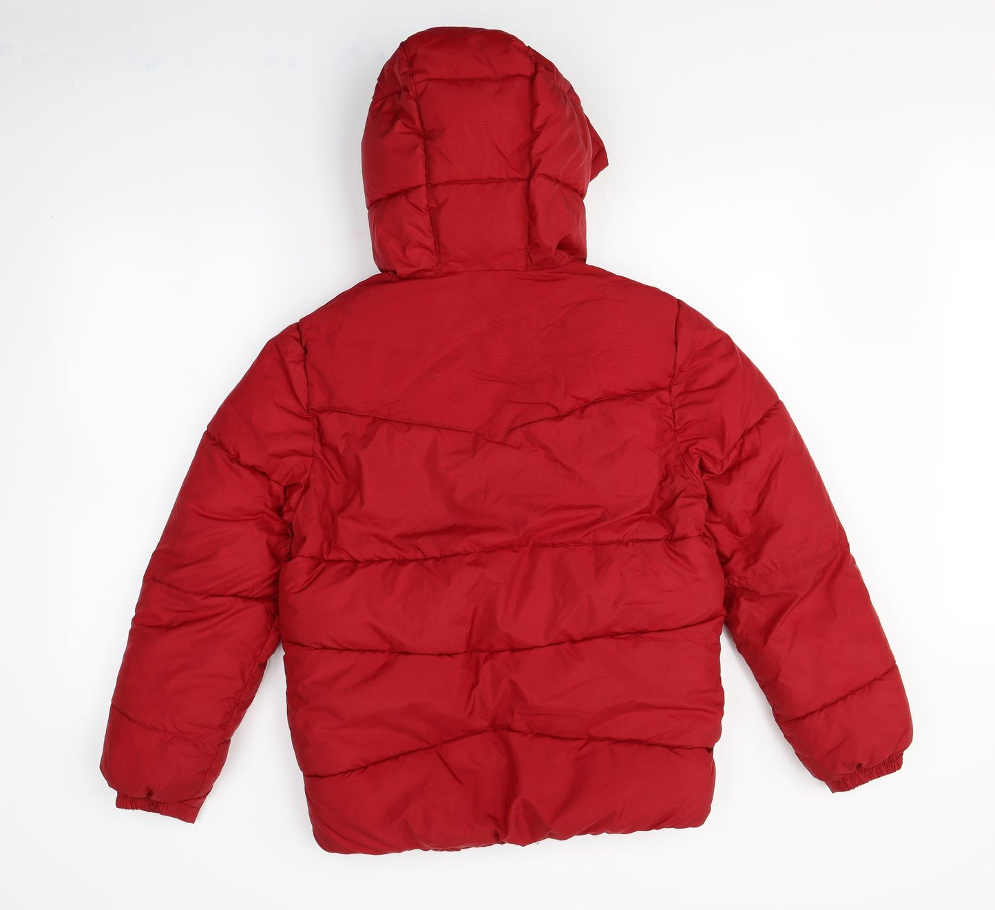 Zara Boys Red   Puffer Jacket Coat Size 13 Years