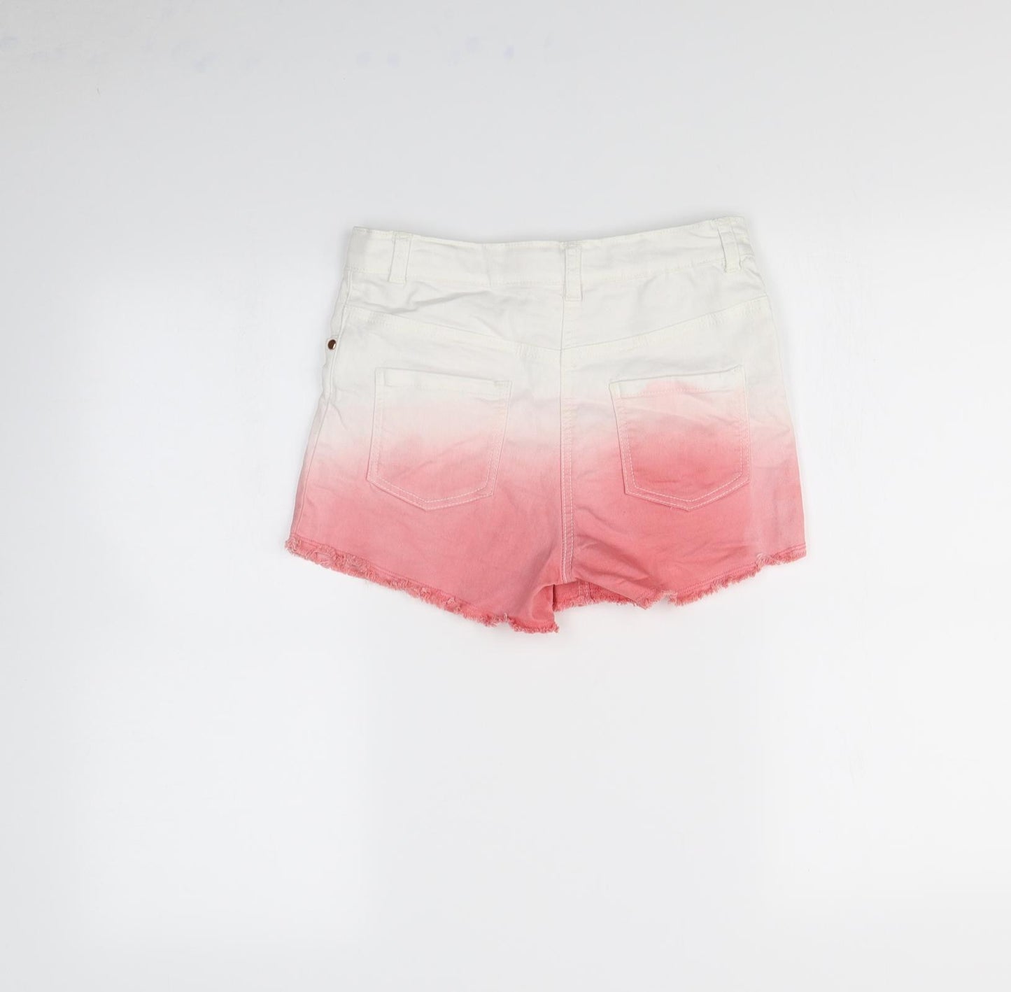 Nutmeg Girls White   Chino Shorts Size 13 Years