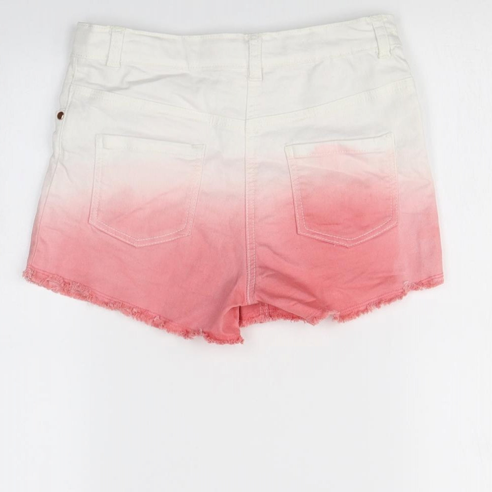 Nutmeg Girls White   Chino Shorts Size 13 Years