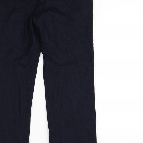 m&S Mens Blue   Dress Pants Trousers Size 32 in L30 in