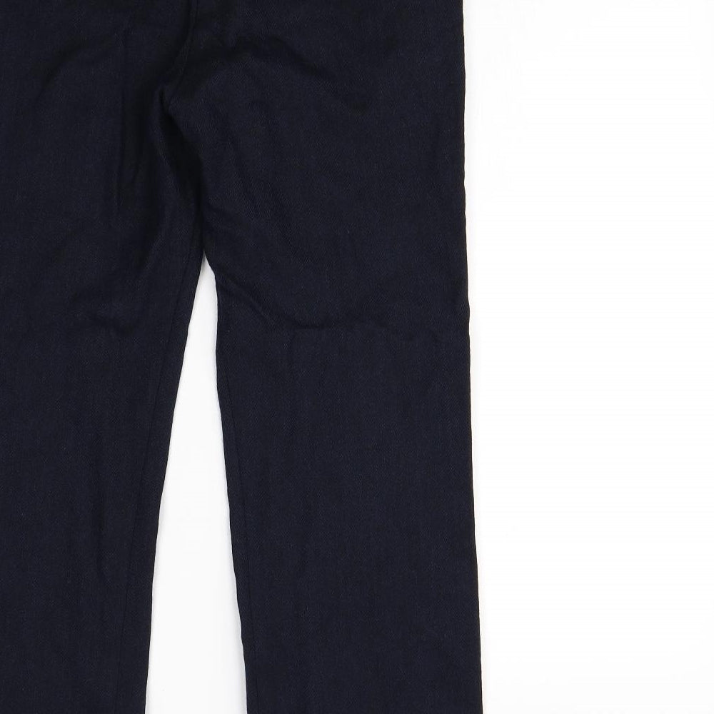 m&S Mens Blue   Dress Pants Trousers Size 32 in L30 in