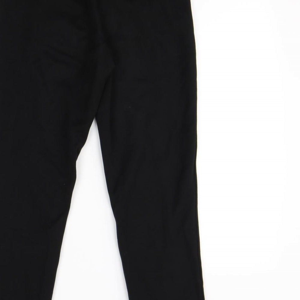 M&S Womens Black   Dress Pants Trousers Size 8 L30 in