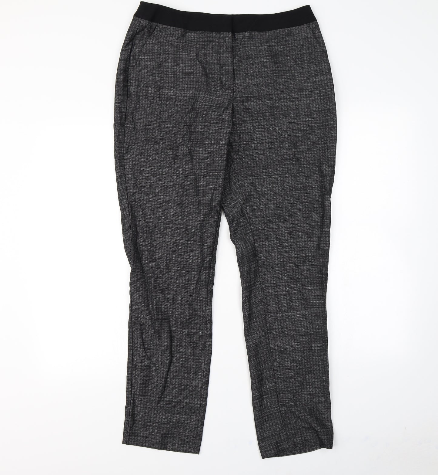 Papaya Womens Black   Dress Pants Trousers Size 12 L30 in